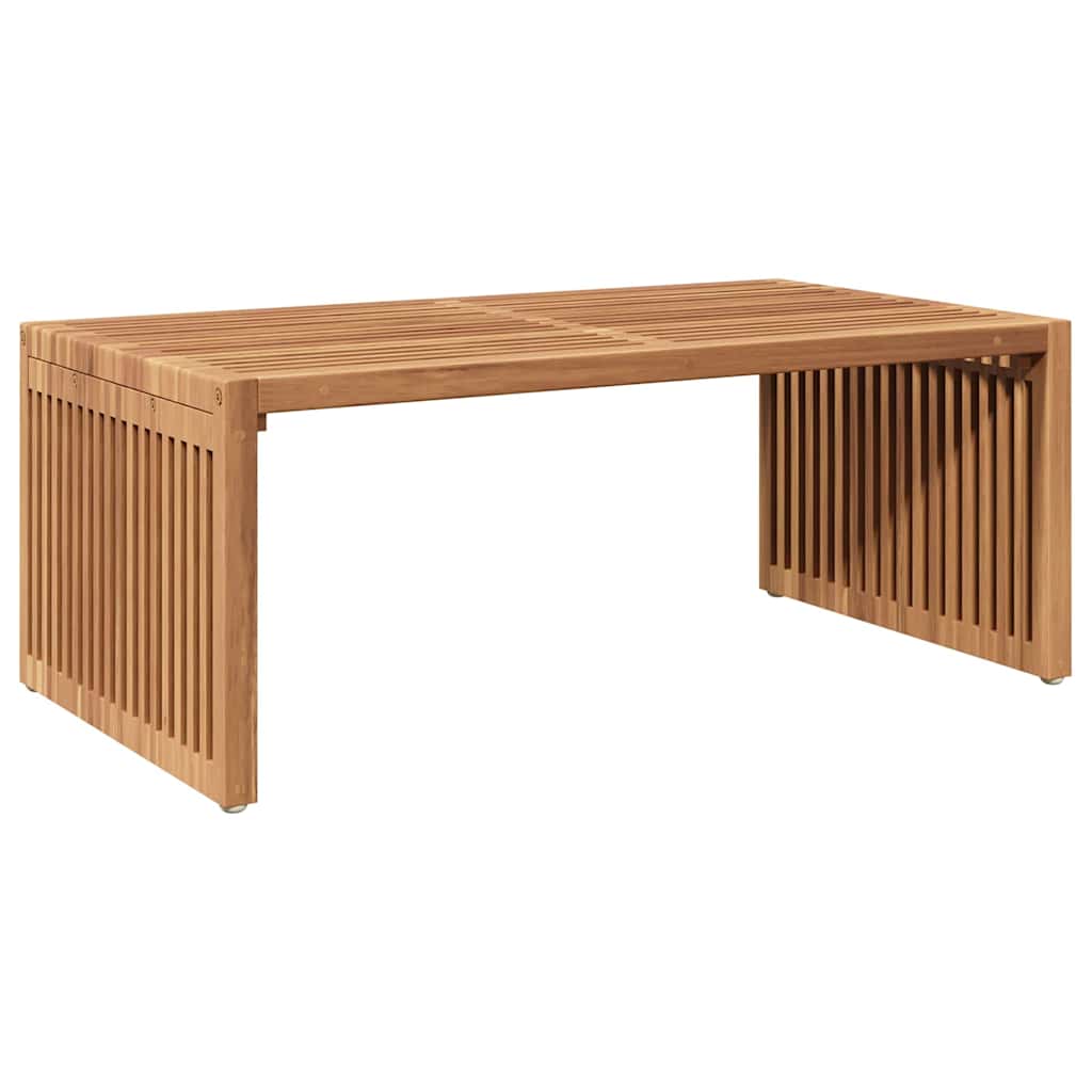 vidaXL Garden Side Table Brown 90 x 50 x 36 cm Solid Teak Wood