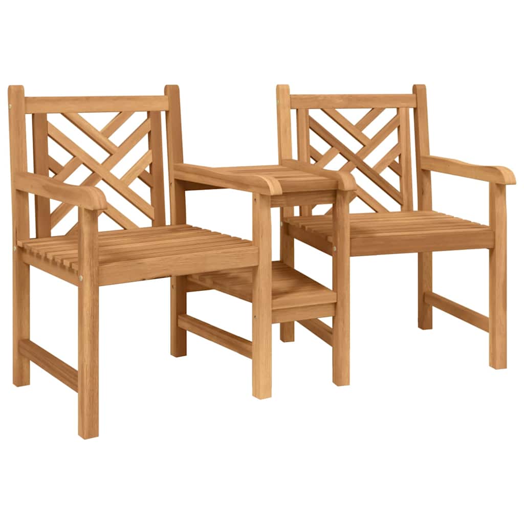 vidaXL Garden Outdoor Chairs 152 x 63 x 89 cm Solid Teak Wood