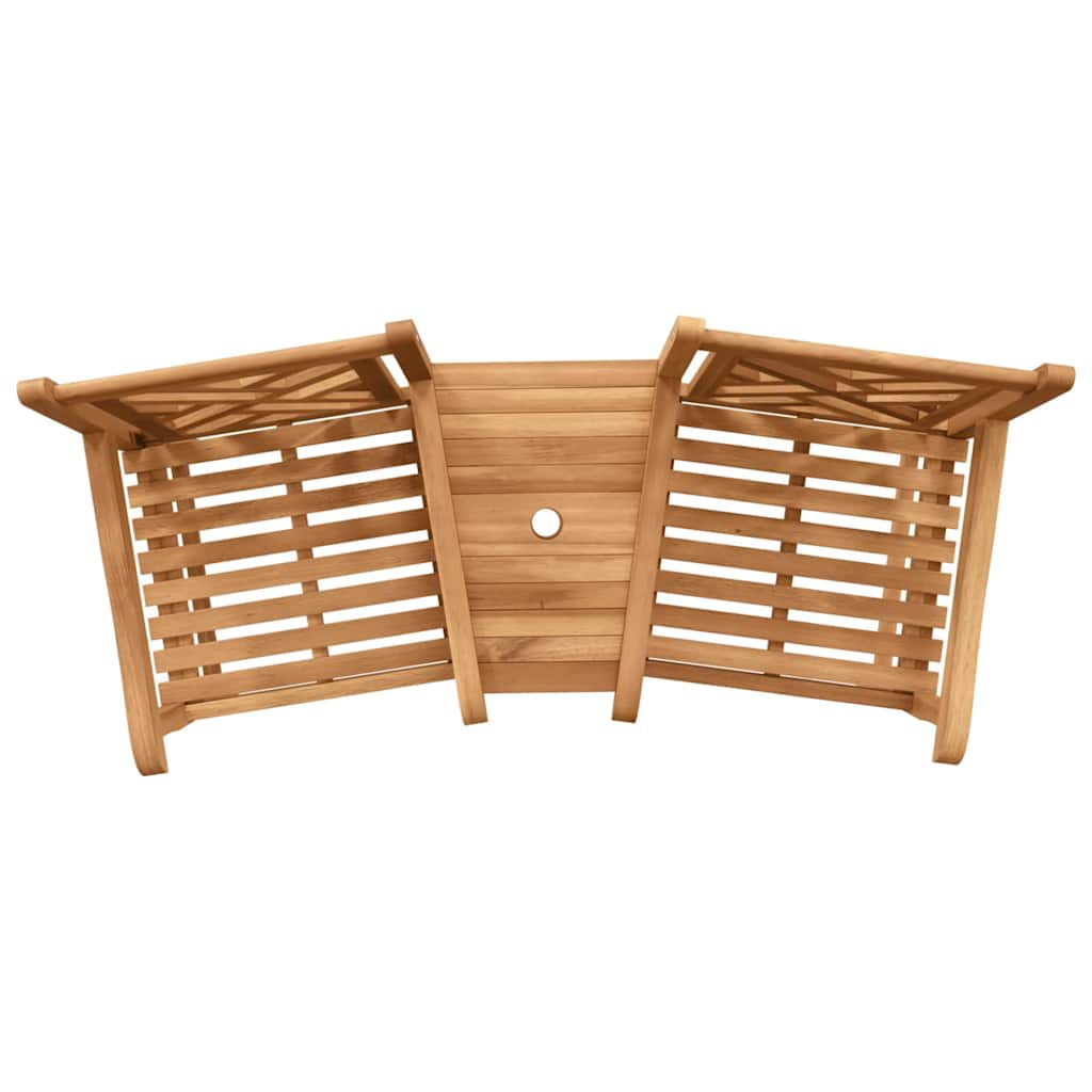 vidaXL Garden Outdoor Chairs 152 x 63 x 89 cm Solid Teak Wood