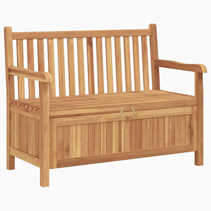 vidaXL Garden Bench with Storage 114 x 60 x 90 cm Solid Teak Wood