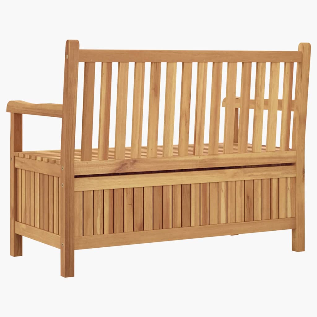 vidaXL Garden Bench with Storage 114 x 60 x 90 cm Solid Teak Wood