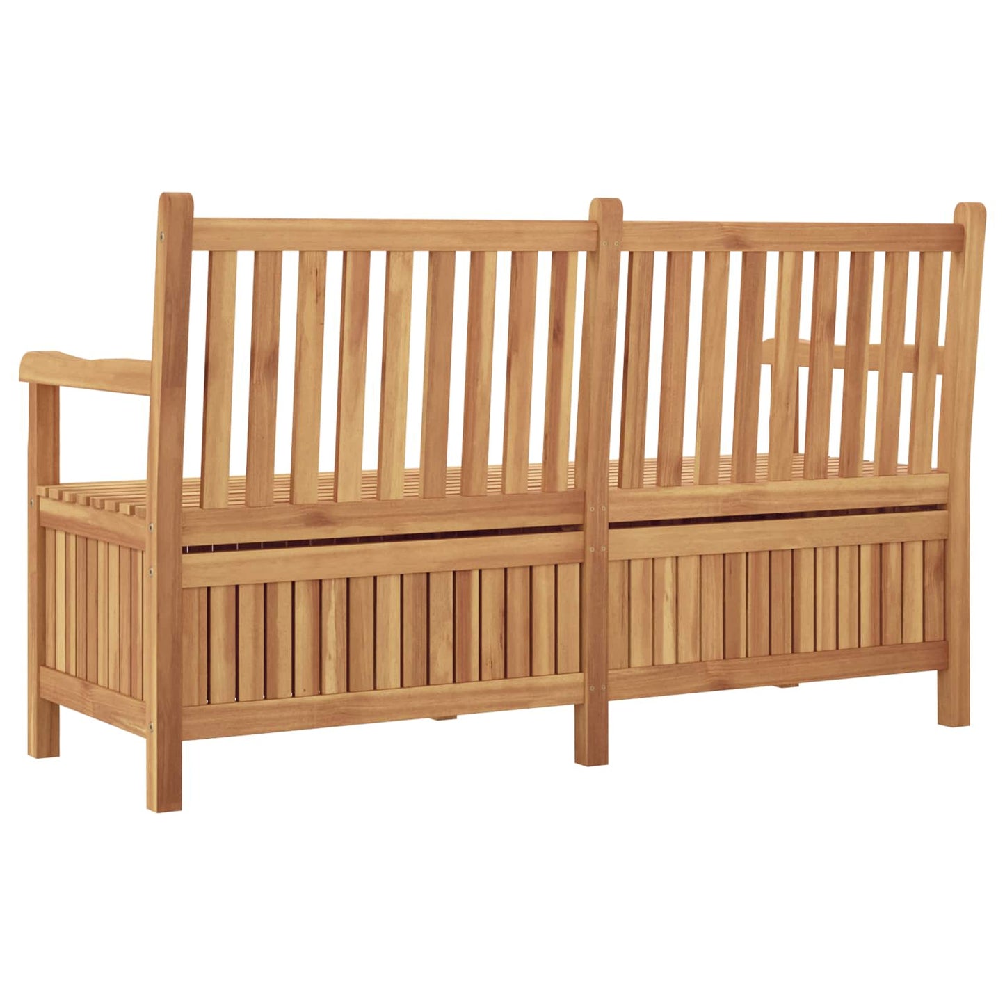 vidaXL Garden Bench with Storage 150 x 60 x 90 cm Solid Teak Wood