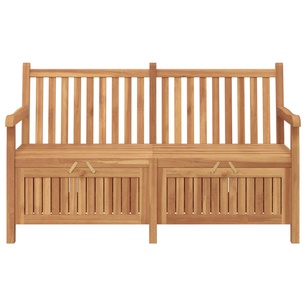 vidaXL Garden Bench with Storage 150 x 60 x 90 cm Solid Teak Wood