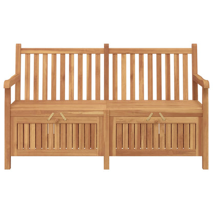 vidaXL Garden Bench with Storage 150 x 60 x 90 cm Solid Teak Wood