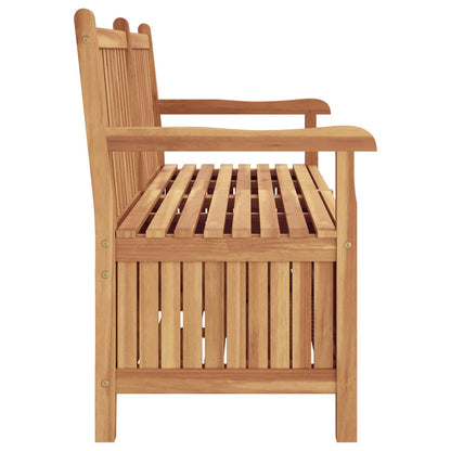 vidaXL Garden Bench with Storage 150 x 60 x 90 cm Solid Teak Wood