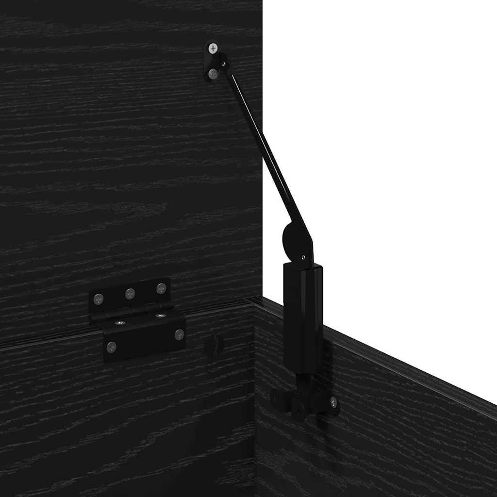 vidaXL Storage Box Black Oak 40 x 42 x 46 cm Engineered Wood