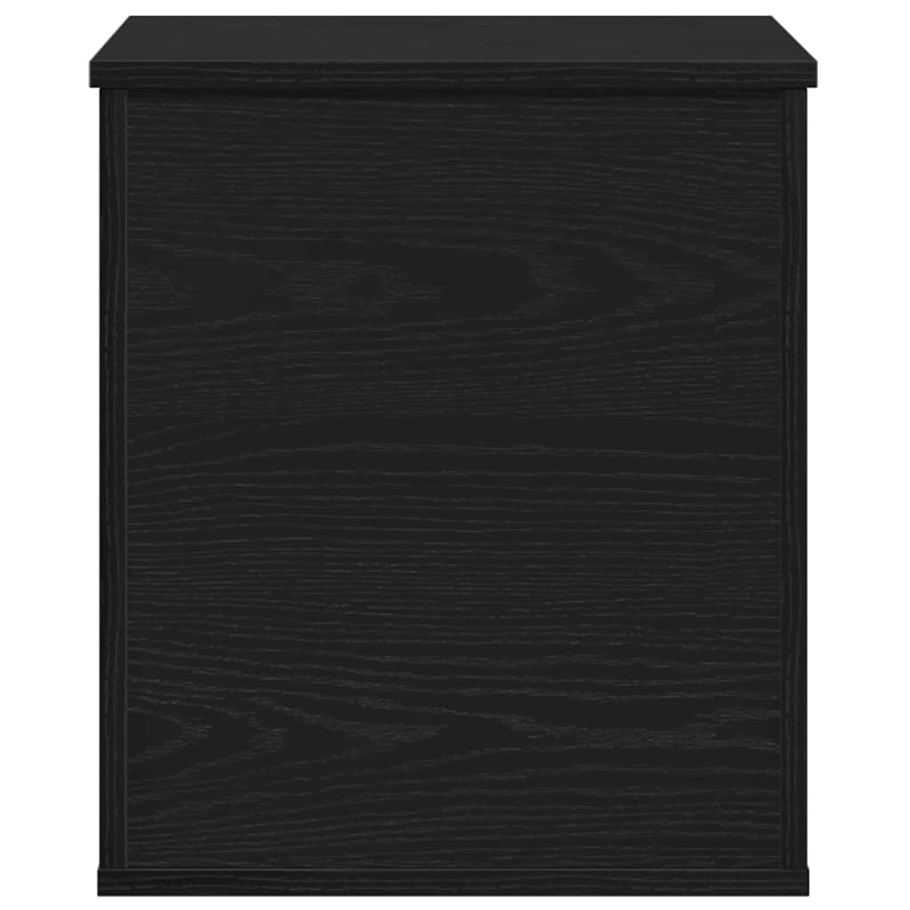 vidaXL Storage Box Black Oak 40 x 42 x 46 cm Engineered Wood