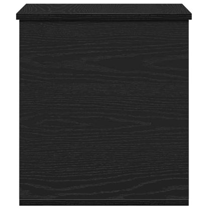 vidaXL Storage Box Black Oak 40 x 42 x 46 cm Engineered Wood