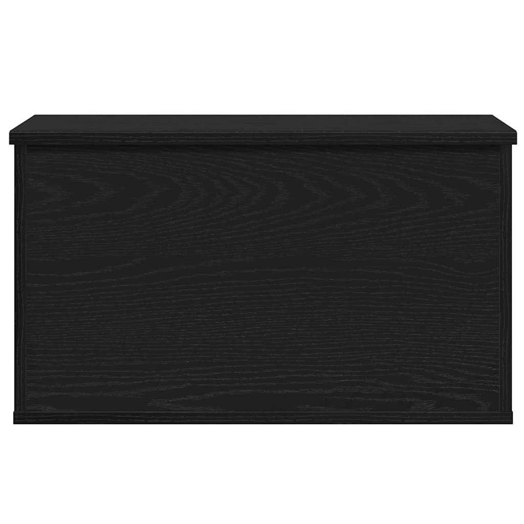 vidaXL Storage Box Black Oak 60 x 35 x 35 cm Engineered Wood