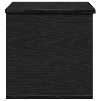 vidaXL Storage Box Black Oak 60 x 35 x 35 cm Engineered Wood