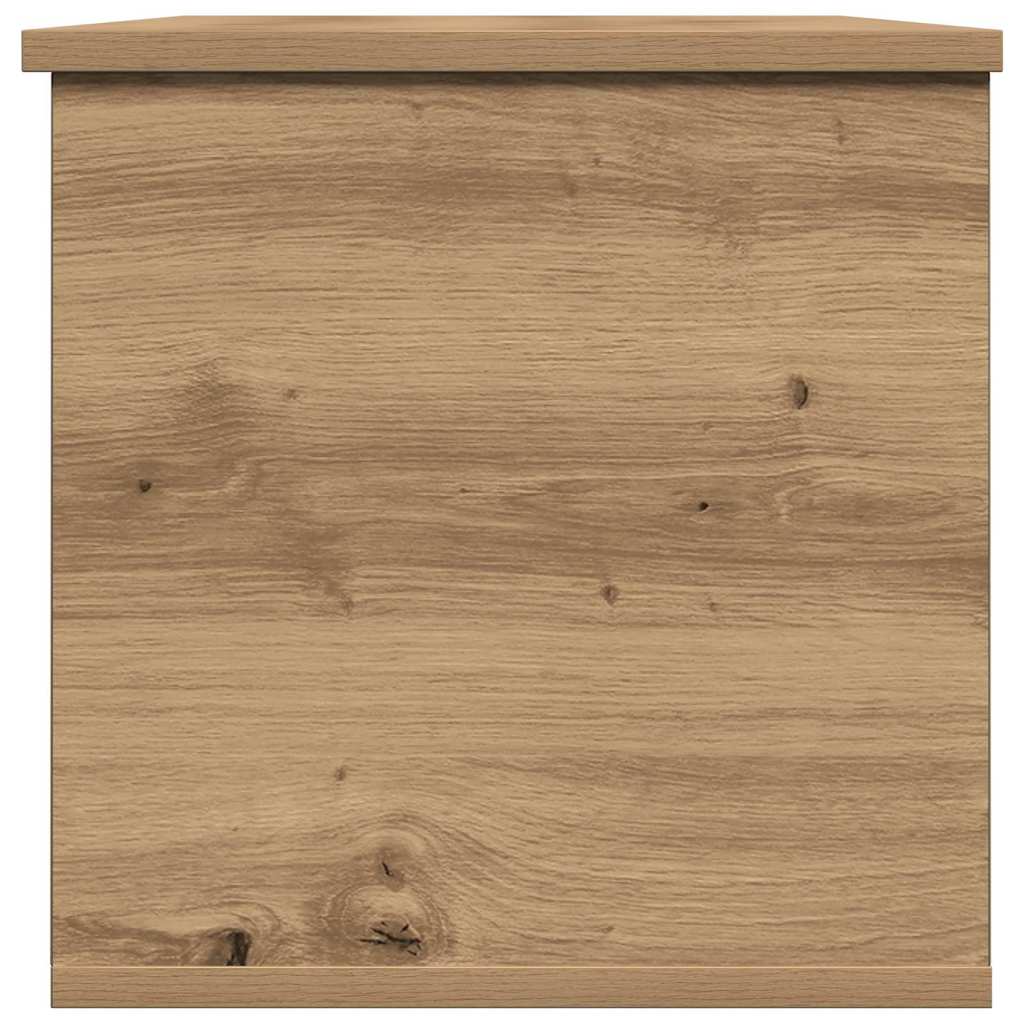 vidaXL Storage Box Artisan Oak 102 x 35 x 35 cm Engineered Wood