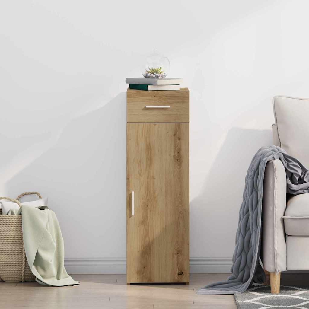 vidaXL Sideboard with Drawer Artisan Oak 30 x 42.5 x 93 cm