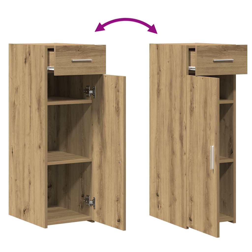 vidaXL Sideboard with Drawer Artisan Oak 30 x 42.5 x 93 cm