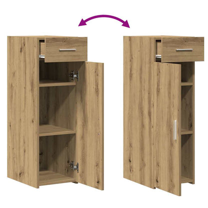 vidaXL Sideboard with Drawer Artisan Oak 30 x 42.5 x 93 cm