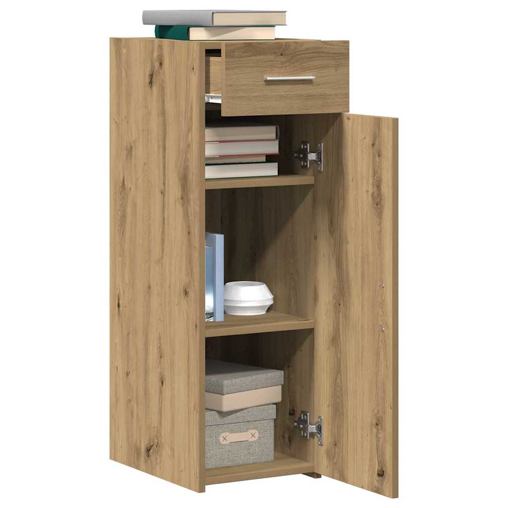 vidaXL Sideboard with Drawer Artisan Oak 30 x 42.5 x 93 cm