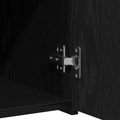 vidaXL Sideboard Black Oak 50 x 42.5 x 93 cm