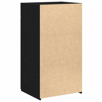 vidaXL Sideboard Black Oak 50 x 42.5 x 93 cm
