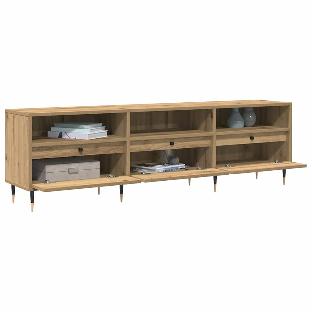 vidaXL TV Cabinet 150 x 30 x 45 cm Artisan Oak Engineered Wood