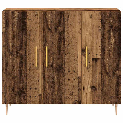 vidaXL Sideboard Old Wood 90 x 34 x 80 cm Engineered Wood