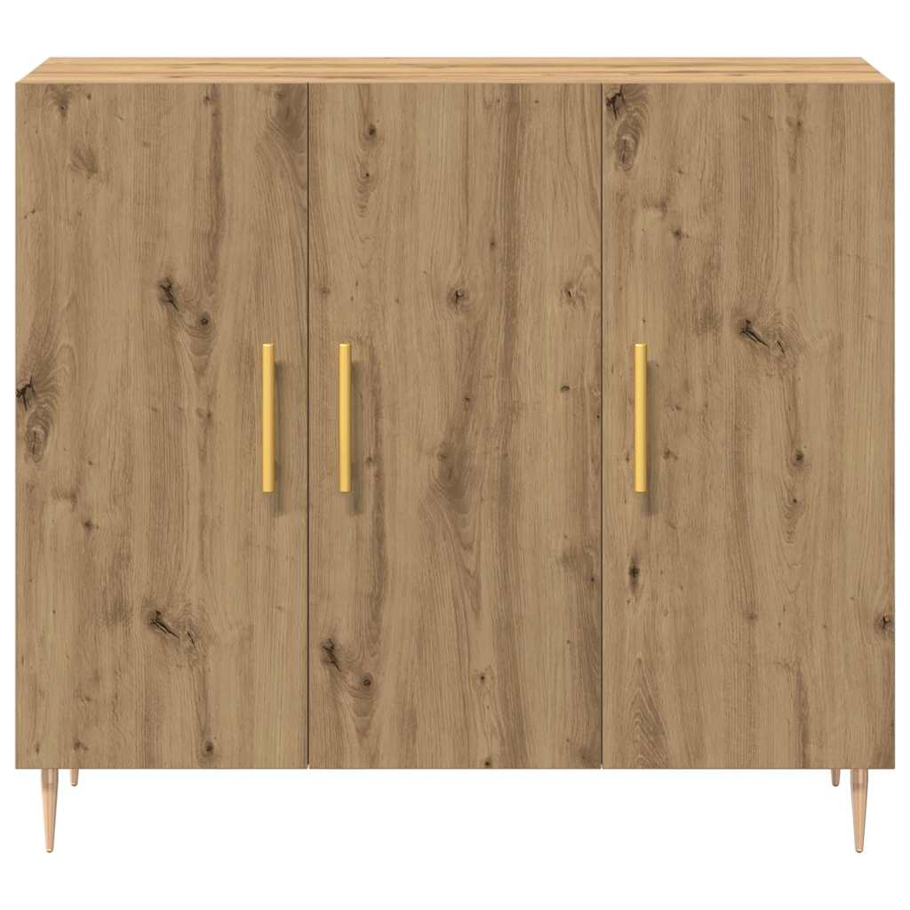 vidaXL Sideboard Artisan Oak 90 x 34 x 80 cm Engineered Wood
