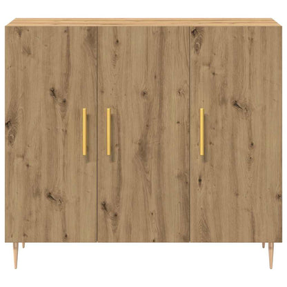vidaXL Sideboard Artisan Oak 90 x 34 x 80 cm Engineered Wood