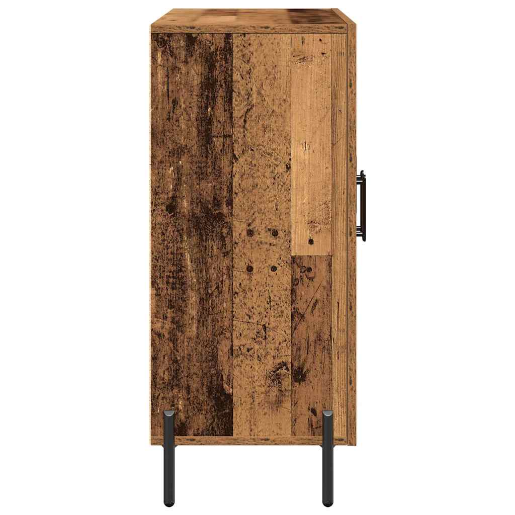 vidaXL Sideboard Old Wood 90 x 34 x 80 cm Engineered Wood