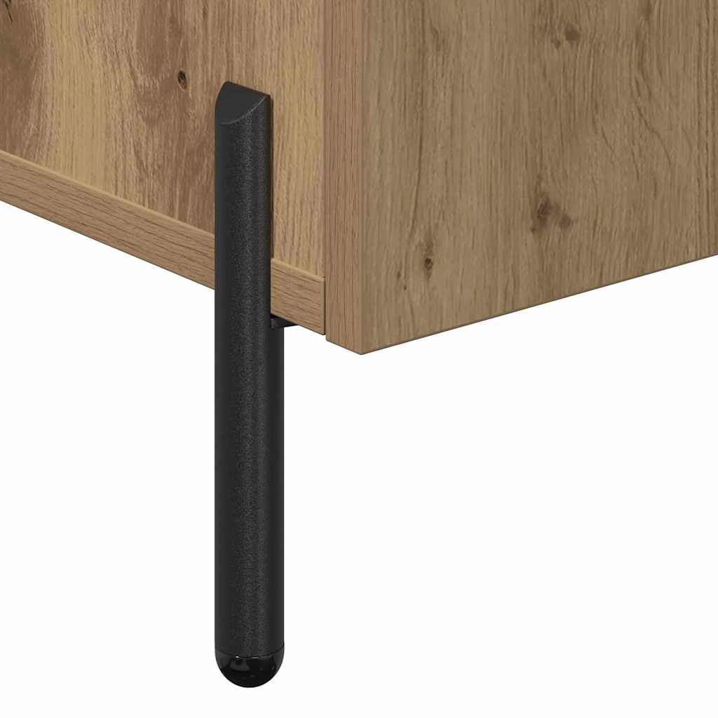 vidaXL Sideboard Artisan Oak 90 x 34 x 80 cm Engineered Wood