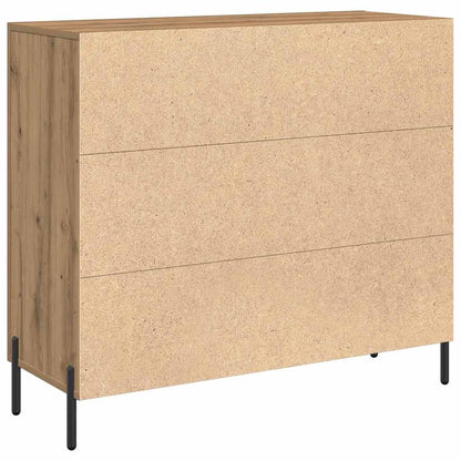 vidaXL Sideboard Artisan Oak 90 x 34 x 80 cm Engineered Wood