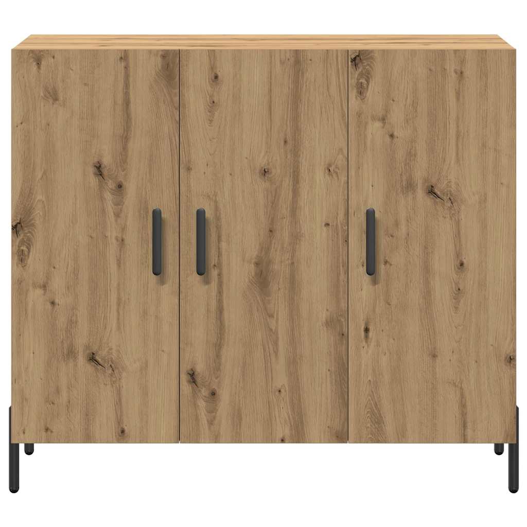 vidaXL Sideboard Artisan Oak 90 x 34 x 80 cm Engineered Wood