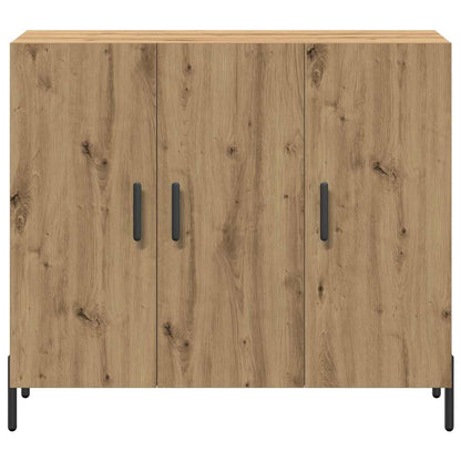 vidaXL Sideboard Artisan Oak 90 x 34 x 80 cm Engineered Wood
