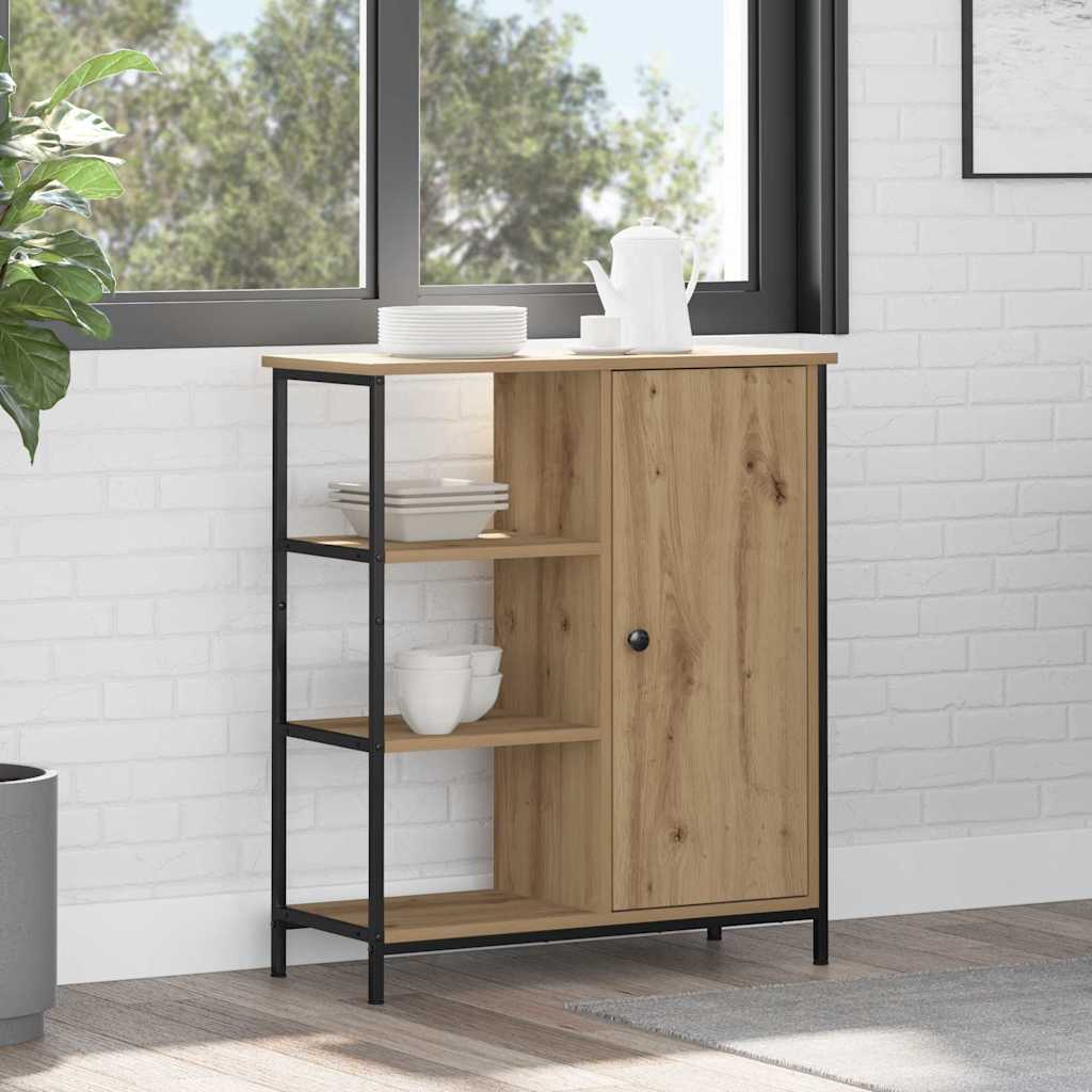 vidaXL Sideboard Artisan Oak 70 x 30 x 80 cm