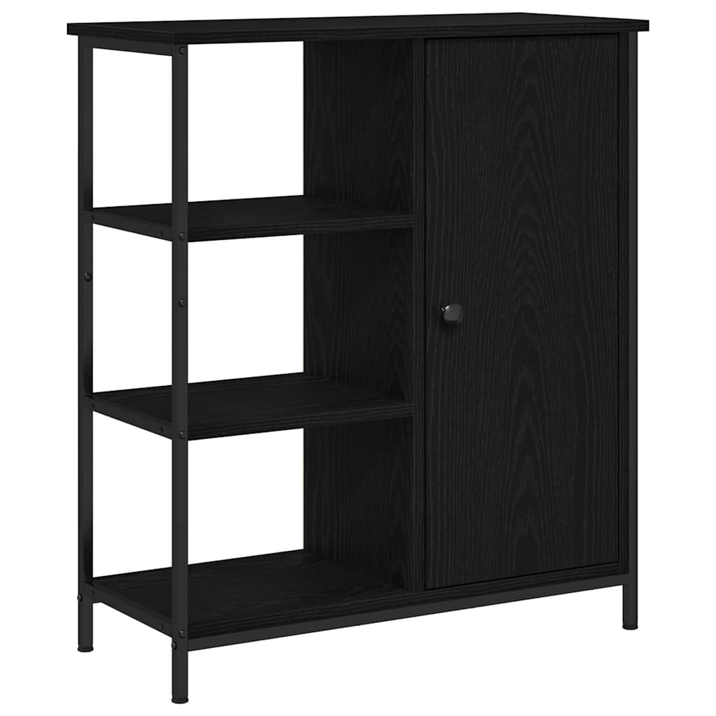 vidaXL Sideboard Black Oak 70 x 30 x 80 cm