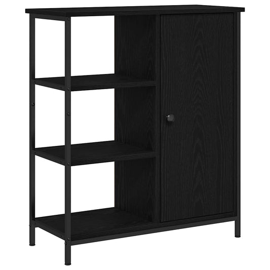 vidaXL Sideboard Black Oak 70 x 30 x 80 cm
