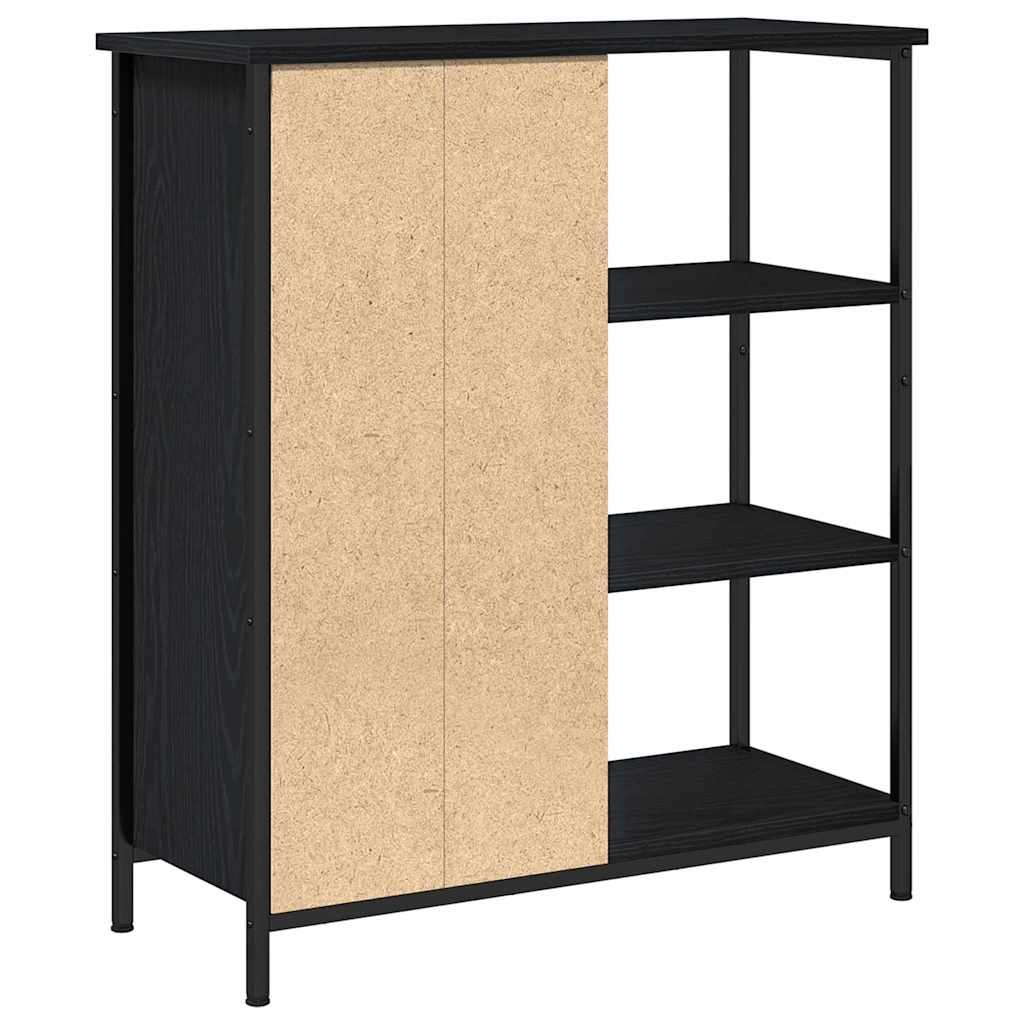 vidaXL Sideboard Black Oak 70 x 30 x 80 cm