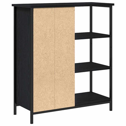 vidaXL Sideboard Black Oak 70 x 30 x 80 cm