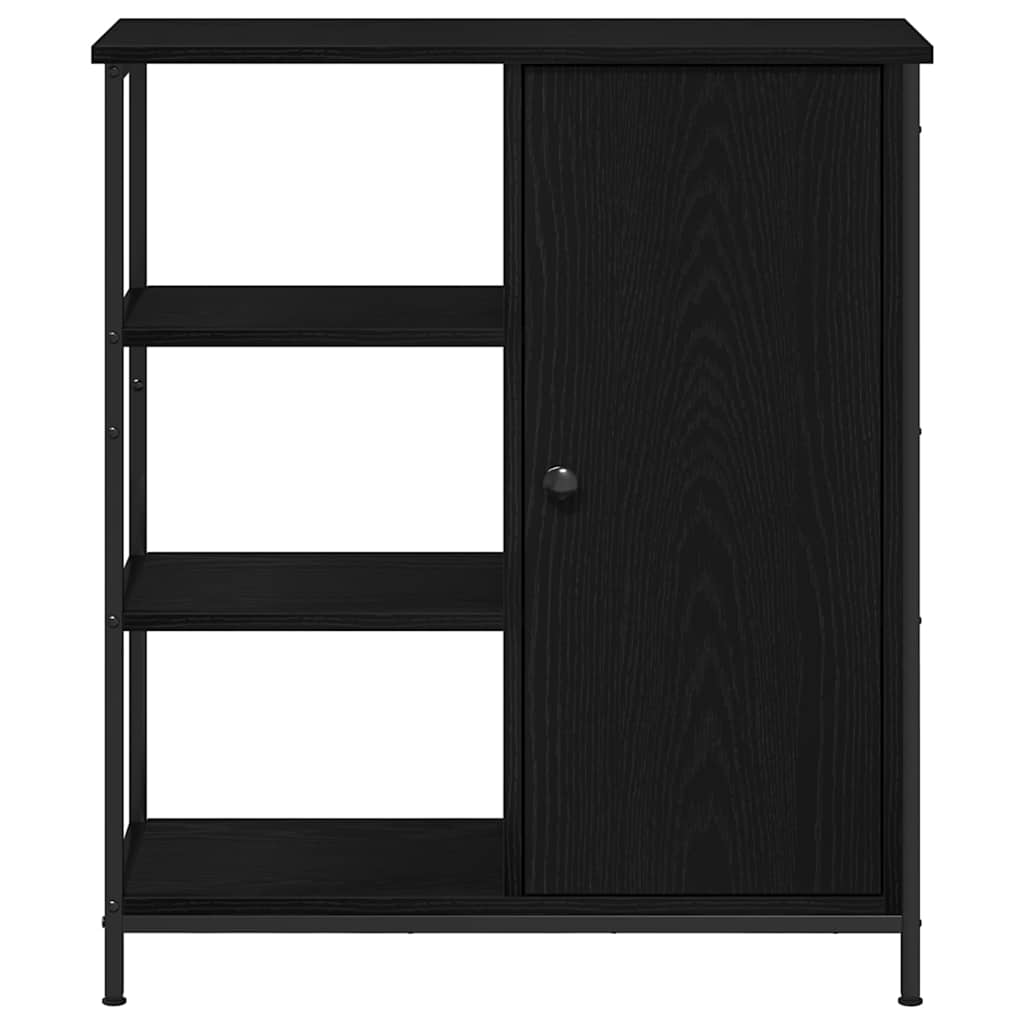 vidaXL Sideboard Black Oak 70 x 30 x 80 cm
