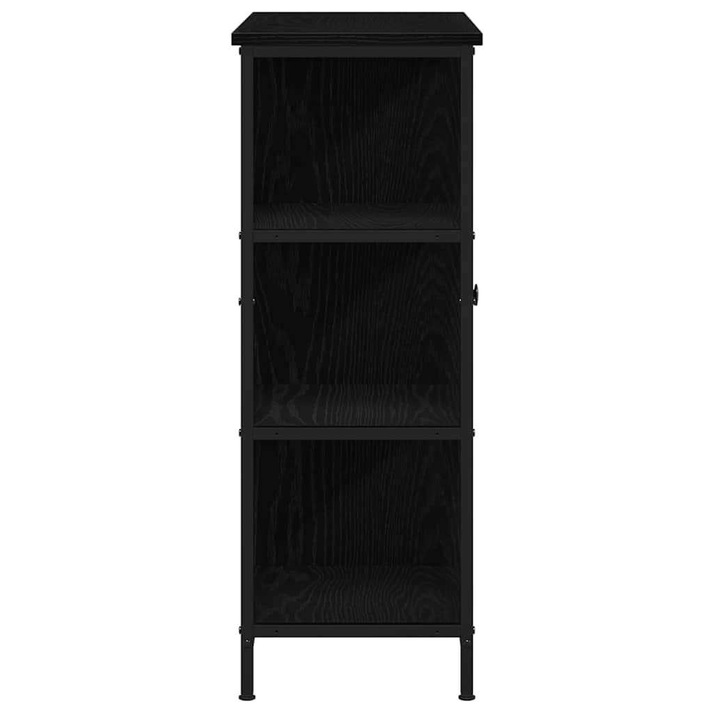 vidaXL Sideboard Black Oak 70 x 30 x 80 cm