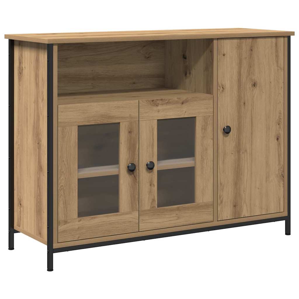 vidaXL Sideboard Artisan Oak 100 x 35 x 75 cm