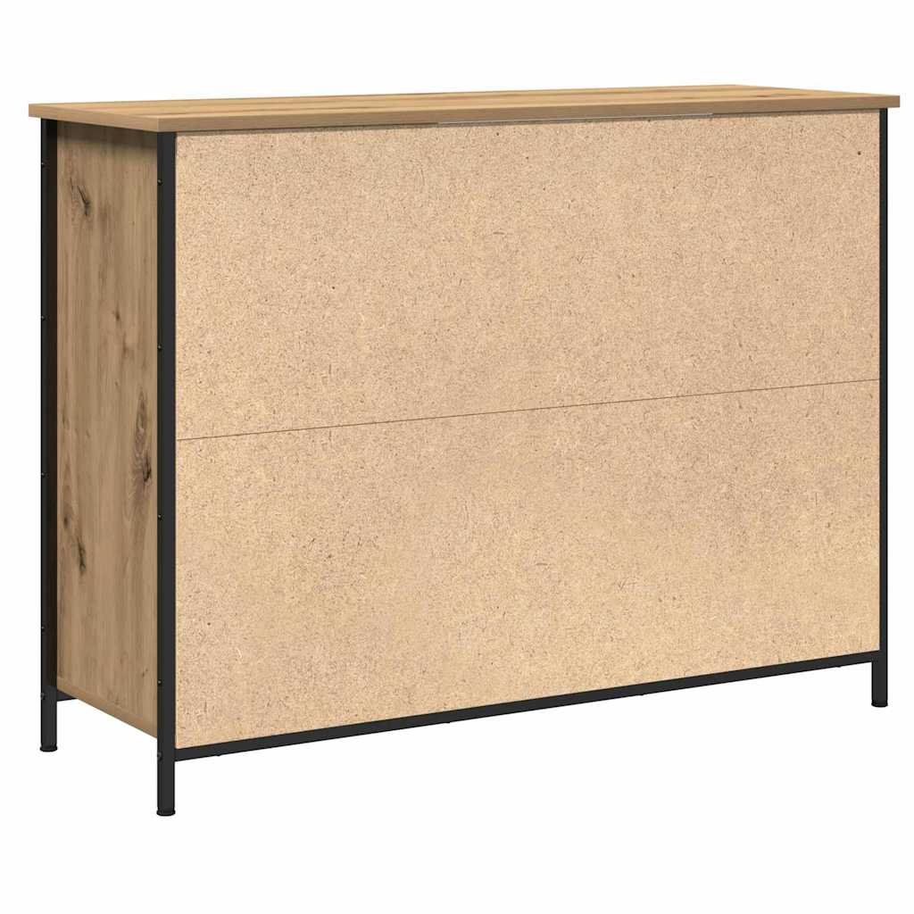 vidaXL Sideboard Artisan Oak 100 x 35 x 75 cm