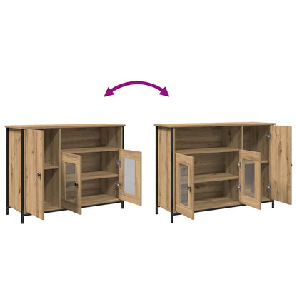 vidaXL Sideboard Artisan Oak 100 x 35 x 75 cm