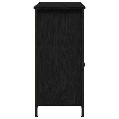 vidaXL Sideboard Black Oak 100 x 35 x 75 cm