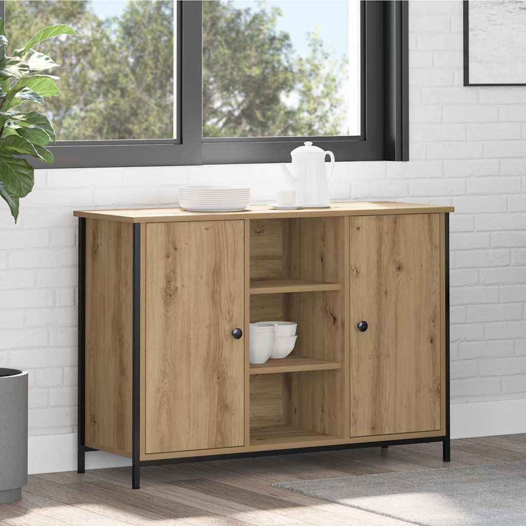 vidaXL Sideboard Artisan Oak 100 x 35 x 70 cm