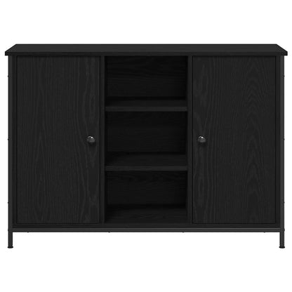 vidaXL Sideboard Black Oak 100 x 35 x 70 cm