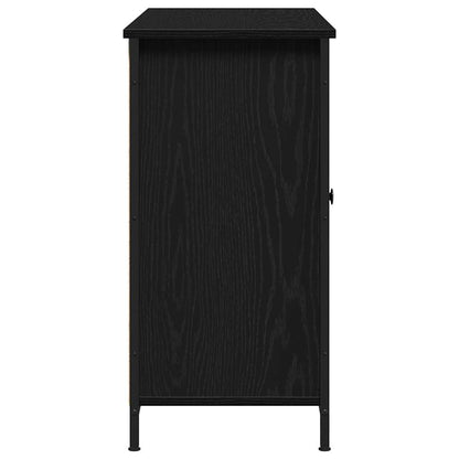 vidaXL Sideboard Black Oak 100 x 35 x 70 cm