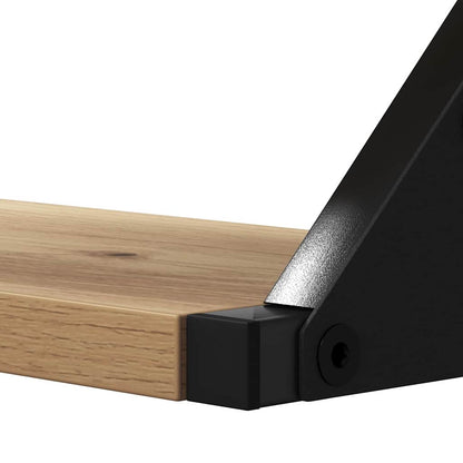 vidaXL Wall Shelf Wall-mounted with Storage 3 pcs Smoke Oak