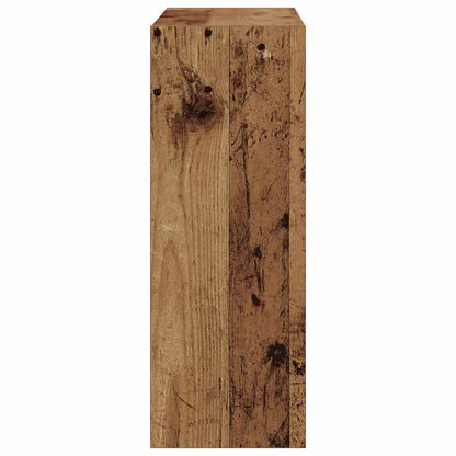 vidaXL Shoe Cabinet with Door Old Wood 60 x 21 x 57 cm Engineered Wood