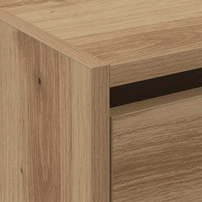 vidaXL Shoe Cabinet 60 x 21 x 57 cm Engineered Wood Artisan Oak