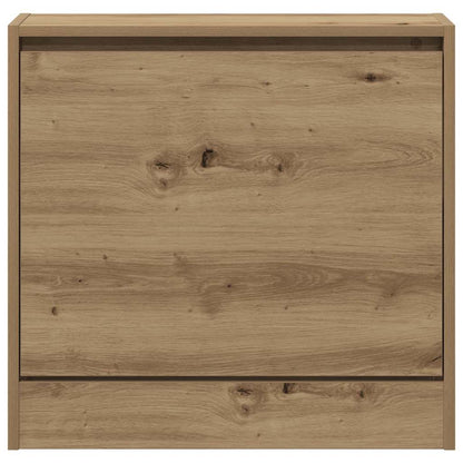 vidaXL Shoe Cabinet 60 x 21 x 57 cm Engineered Wood Artisan Oak