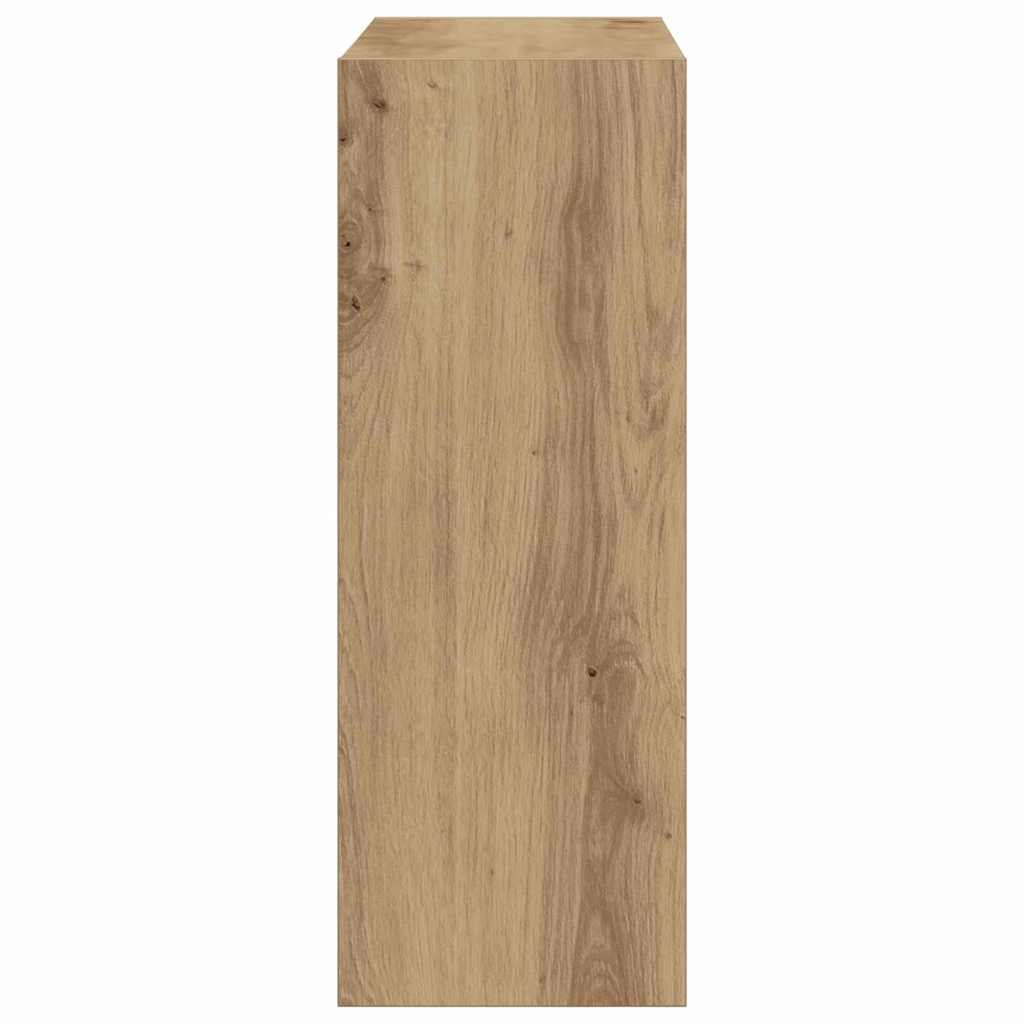 vidaXL Shoe Cabinet 60 x 21 x 57 cm Engineered Wood Artisan Oak