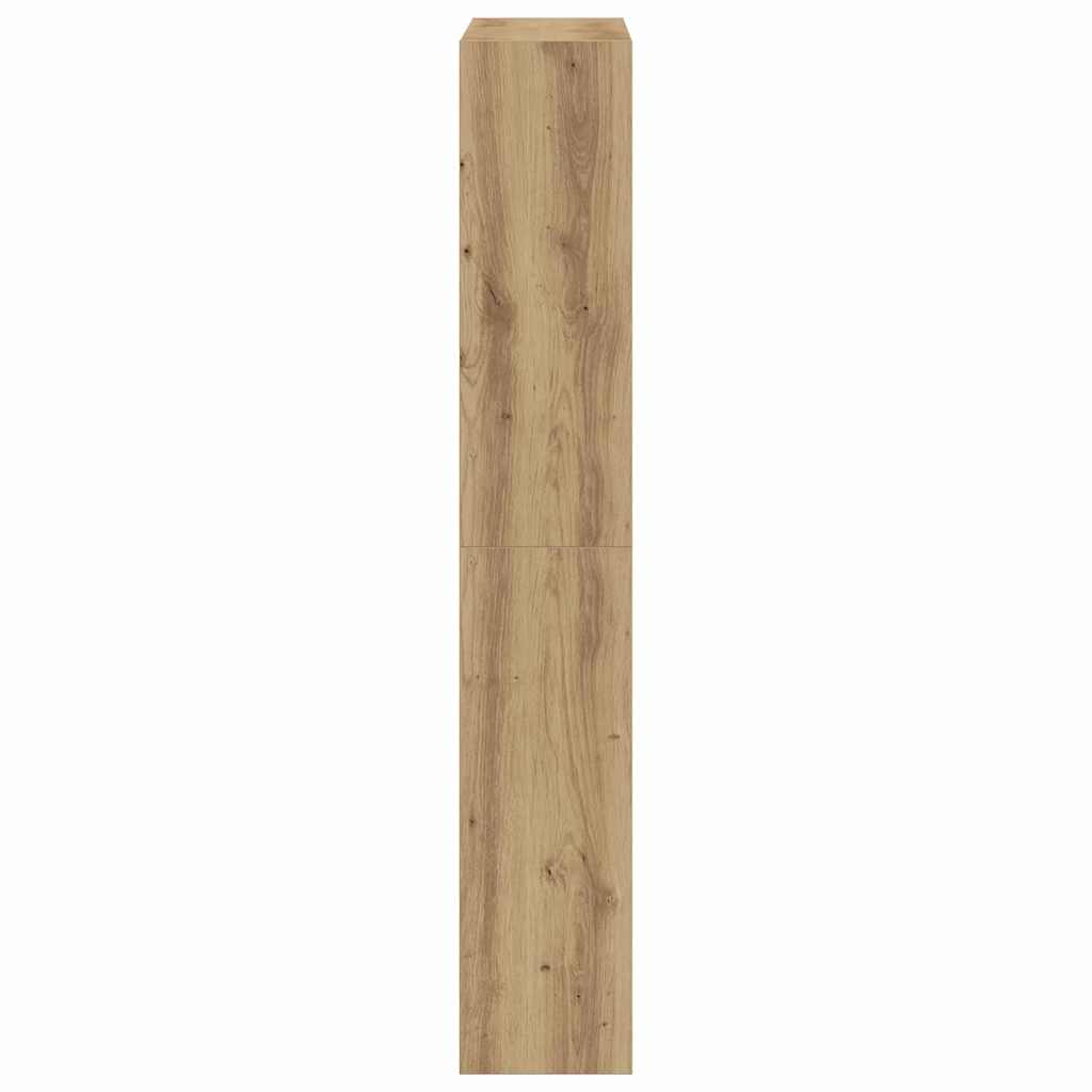 vidaXL Shoe Cabinet 80 x 21 x 125.5 cm Engineered Wood Artisan Oak
